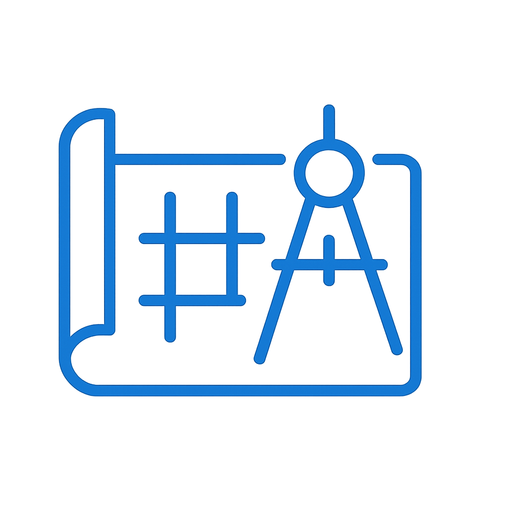 Architecture and system design icon