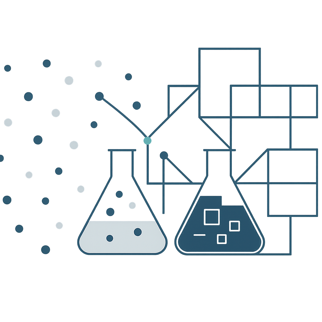 Illustration of software development and intelligent systems